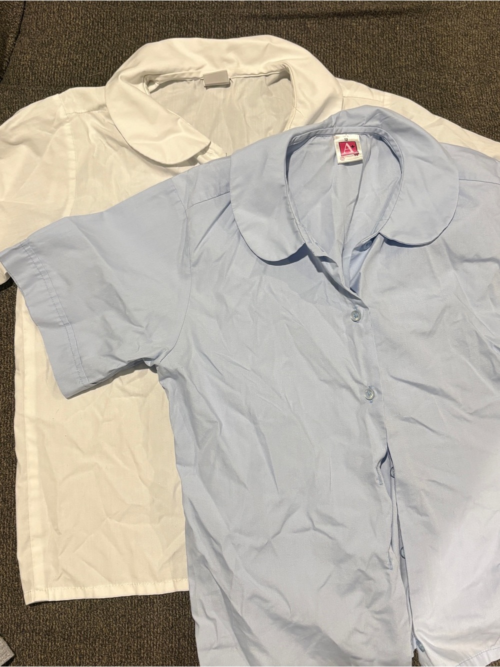 Peter Pan Collar Blouse short sleeve uniform bundle
